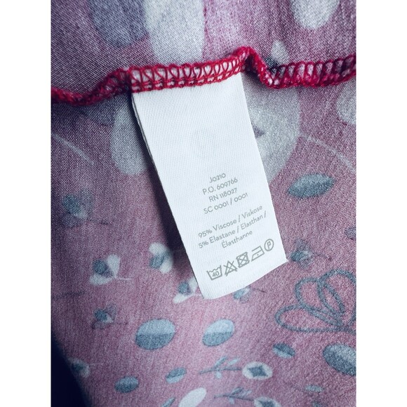 Boden Womens Lily Jersey Maxi Dress Red Pop Peony Meadow Size US 10P UK 14P Soft - Picture 6 of 10